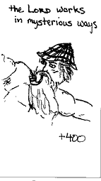 Mysterious Ways blank white card