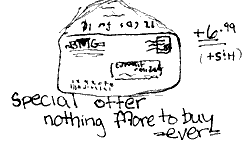 Special Offer blank white card