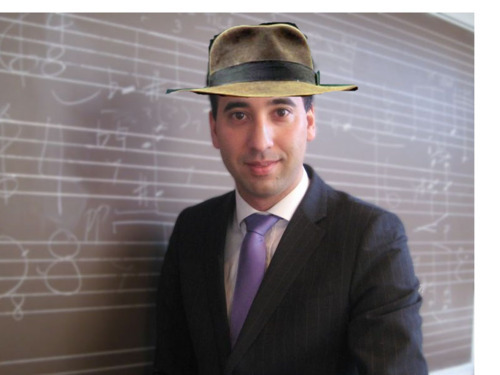 picture of me in the classroom photoshopped to have Indiana jones hat on